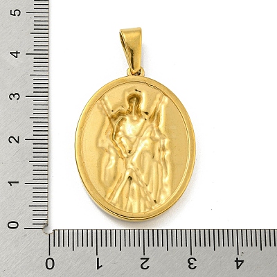 Ion Plating(IP) 304 Stainless Steel Pendants STAS-R231-18G-30-1