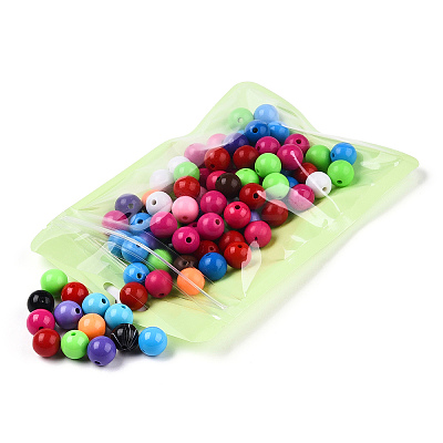 Macaron Color Plastic Yin-yang Resealable Bags OPP-N001-01E-04-1