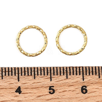 Brass Closed Jump Rings X-KK-B147-05C-G-1