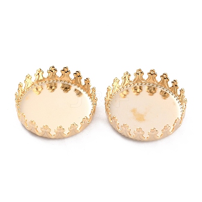 304 Stainless Steel Cabochon Settings STAS-Y001-06B-G-1