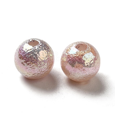 UV Plating Opaque Acrylic Beads OACR-L013-002A-1