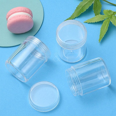 Round Plastic Bead Containers CON-YW0001-30-1