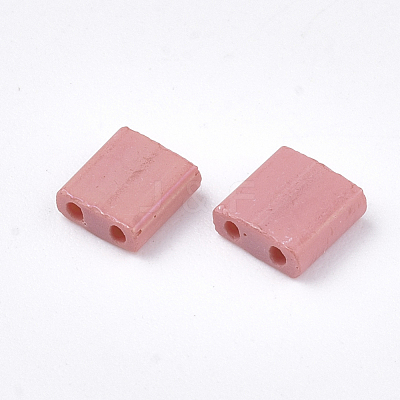 2-Hole Opaque Glass Seed Beads SEED-S023-09A-1