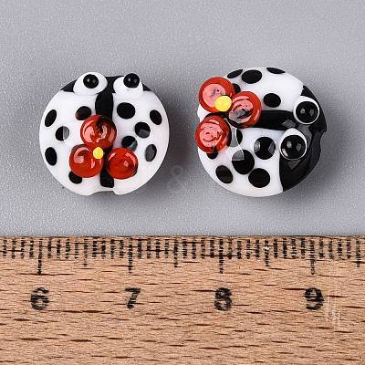Handmade Bumpy Lampwork Beads LAMP-Q039-15A-1