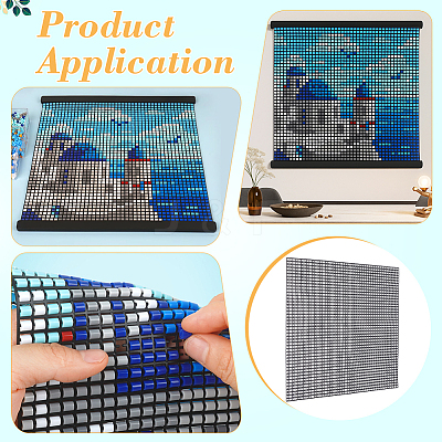 Square Plastic Pegboards used for DIY Fuse Beads KY-WH0816-003-1