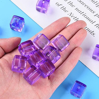 Transparent Acrylic Beads MACR-S374-14-B-1