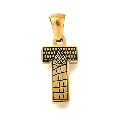 Golden 304 Stainless Steel Pendants STAS-K300-01G-T-1