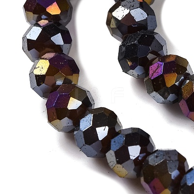 Baking Electroplate Glass Beads Strands X-DGLA-A039-J6MM-B20-1