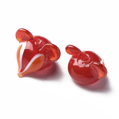 Handmade Transparent Lampwork Beads LAMP-T011-12C-1