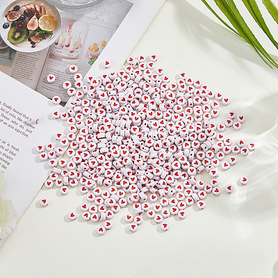700Pcs Opaque Acrylic Beads FIND-DC0006-52-1