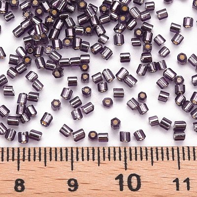 Glass Bugle Beads SEED-S032-08A-41A-1