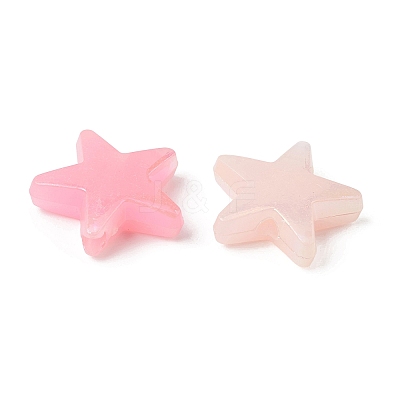 UV Plating Opaque Acrylic Beads OACR-G058-18A-1