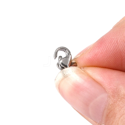 Tarnish Resistant 304 Stainless Steel Lobster Claw Clasps STAS-M262-01-9mm-1