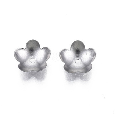 Non-Tarnish 304 Stainless Steel Bead Caps STAS-S057-49-1