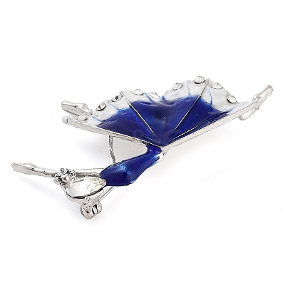 Zinc Alloy Crystal Rhinestone Brooches JEWB-I031-08A-1