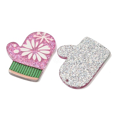 Christmas Acrylic Pendants OACR-I028-02H-1