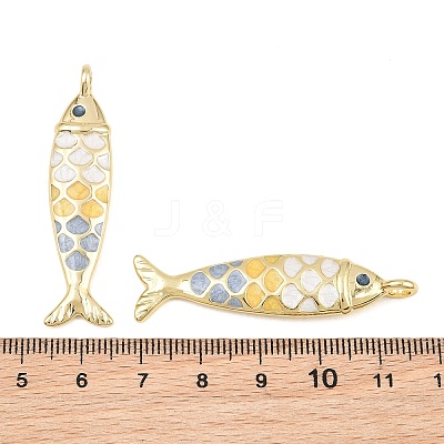 Brass Enamel Pendants KK-CBA3297-05C-G08-1