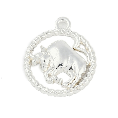 Twelve Constellations Alloy Pendants PALLOY-Q006-01I-S-1