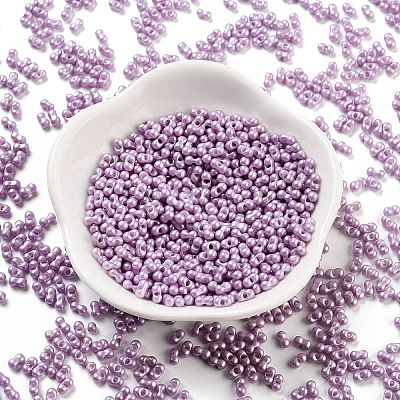 Opaque Colours Glass Seed Beads SEED-A033-06A-1