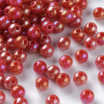 Opaque Acrylic Beads MACR-S370-D6mm-A14-1