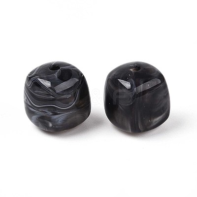 Opaque Acrylic Beads X-OACR-ZX006-33N-1