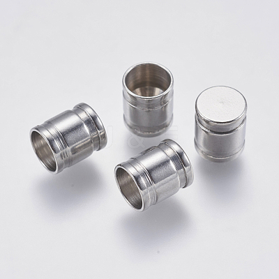 Tarnish Resistant 304 Stainless Steel Cord End Caps STAS-F139-060P-6mm-1