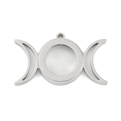 304 Stainless Stee Locket Pendants STAS-S132-14P-01-1