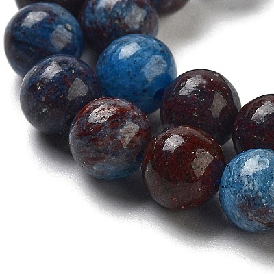 Natural Blue Opal Beads Strands G-H045-A02-8MM-01-1