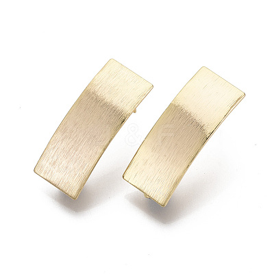 Brass Stud Earring Findings X-KK-N233-015-NF-1