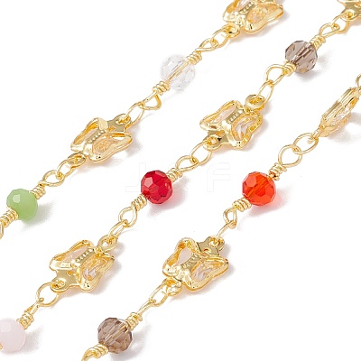 Handmade Eco-friendly Brass Butterfly Link Chain CHC-E025-12G-1