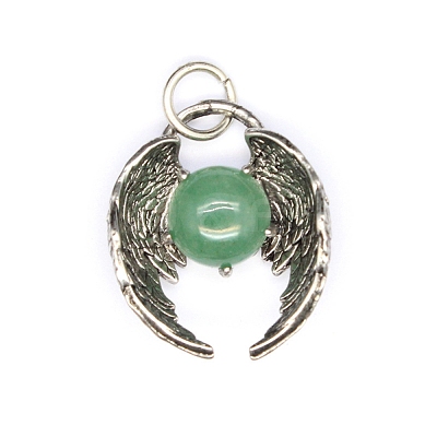 Natural Green Aventurine Pendants PW-WGE824C-09-1