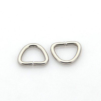 Tarnish Resistant 304 Stainless Steel Triangle Rings STAS-N040-03B-1