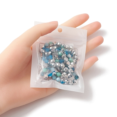 Electroplate Glass Beads Strands EGLA-YW0002-B02-1