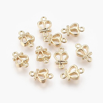 Brass Links connectors X-KK-T014-74G-1