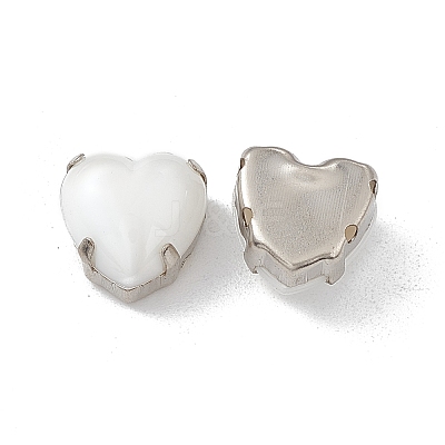 Heart Sew On Rhinestones OACR-E012-01P-07-1
