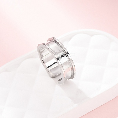 304 Stainless Steel Cuff Open Rings SA-CBACA70-01A-P-1
