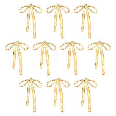 10Pcs Ion Plating(IP) 304 Stainless Steel Pendants STAS-UN0061-06-1