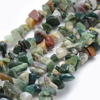 Natural Indian Agate Beads Strands X-G-P332-13-1
