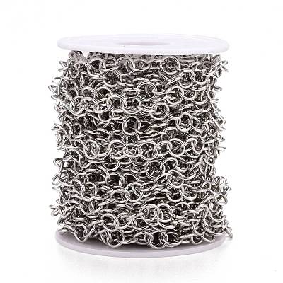 Tarnish Resistant 304 Stainless Steel Rolo Chains CHS-F011-08E-P-1