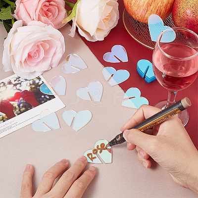 40Pcs Acrylic Wine Glass Charms AJEW-GA0006-26-1