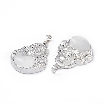 Natural Quartz Crystal Pendants G-H283-01W-1