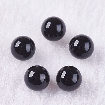 Natural Black Onyx Beads G-K275-32-6mm-1