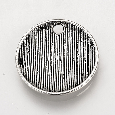 Tibetan Style Alloy Pendants TIBEP-Q078-16AS-RS-1