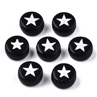 Opaque Acrylic Beads MACR-TAC0001-02-1