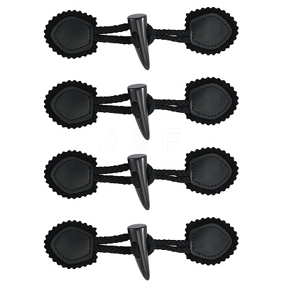 5 Pairs Resin Buttons BUTT-TA0001-48C-1