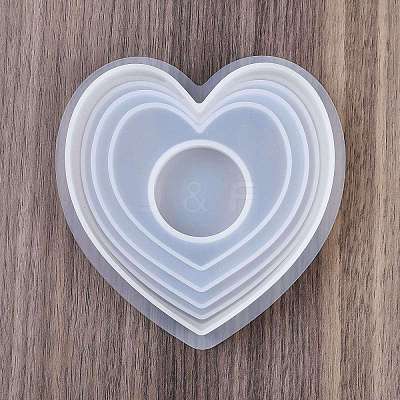 DIY Silicone Candle Holder Molds DIY-S048-04B-1