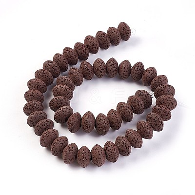 Natural Lava Rock Beads Strands G-I220-17A-07-1