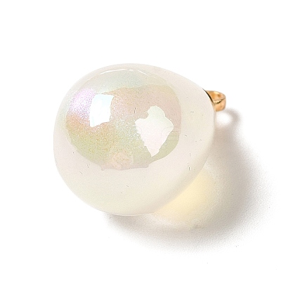 UV Plating Acrylic Pendants FIND-I035-01E-1