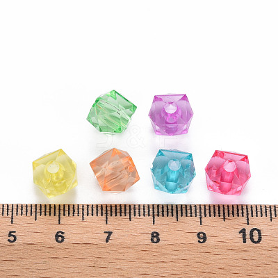 Transparent Acrylic Beads X-TACR-Q259-10mm-V-1