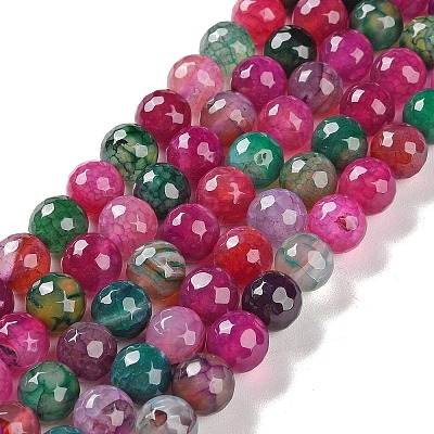 Natural Agate Beads Strands G-M437-C01-01M-1